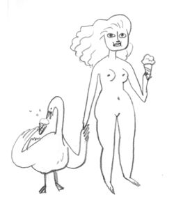 Leda and Zeus-Swan